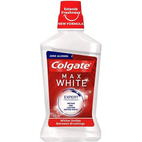 Colgate Max White Expert Whitening Mouthwash 500ml