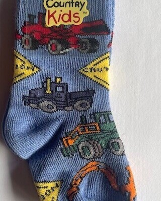 Bulldozer Sock - Blue
