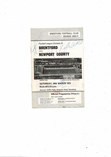 Latest Football Programmes Listed today