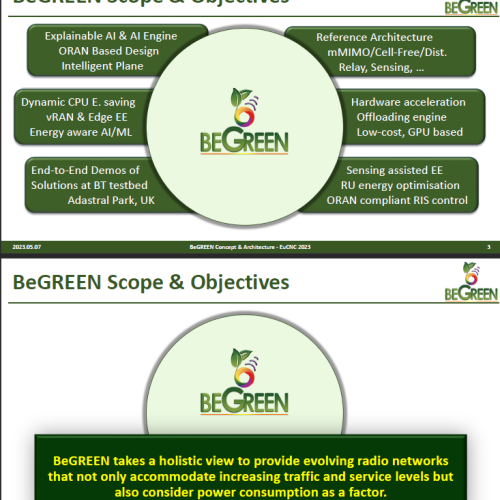 SNS Lunchtime Webinar on BeGREEN Introduction