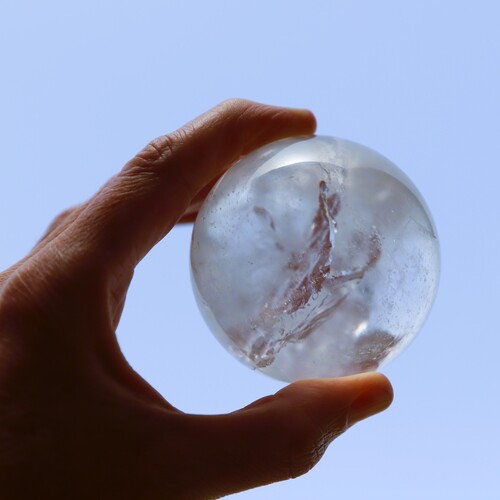 Lemurian Quartz Polished Sphere