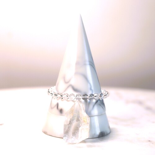 Clear Quartz Beaded Bracelet