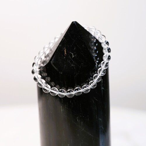 Clear Quartz Beaded Bracelet