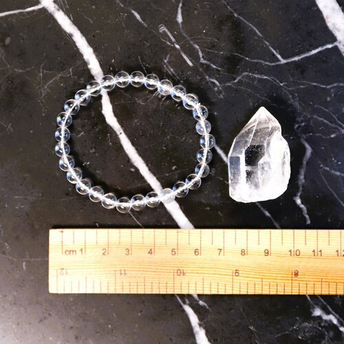 Clear Quartz Beaded Bracelet