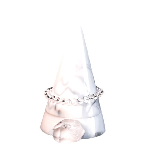 Clear Quartz Beaded Bracelet