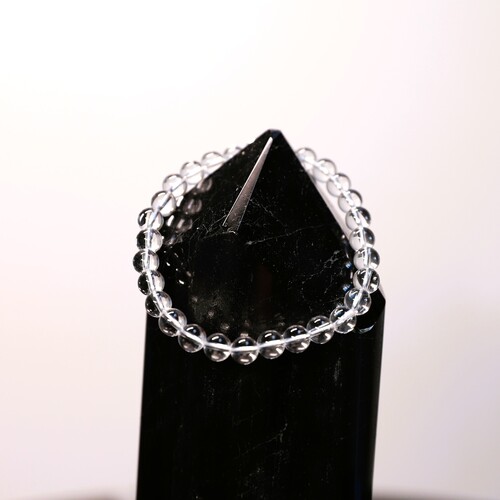 Clear Quartz Beaded Bracelet