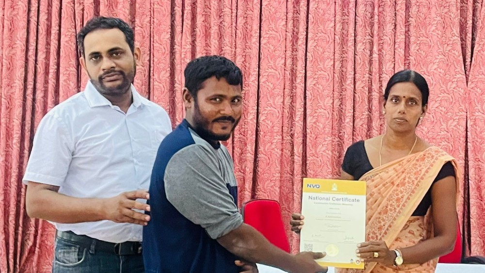 தேசிய தொழிற்றகைமை சான்றிதழ் வழங்கும் (NvQ) நிகழ்வு