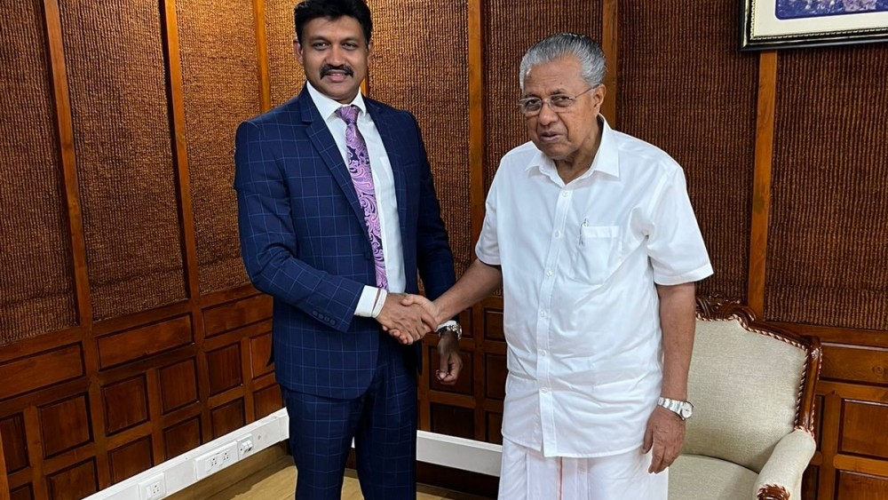 செந்தில் தொண்டமான் - கேரள முதல்வர்  சந்திப்பு