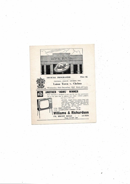 More Football Programmes listed today