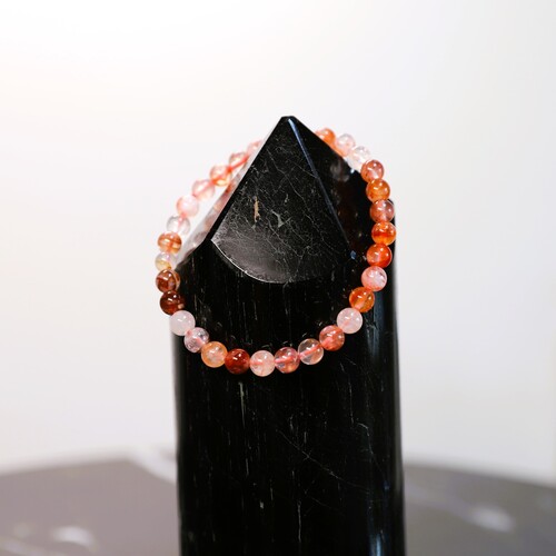 Hematoid Quartz Beaded Bracelet