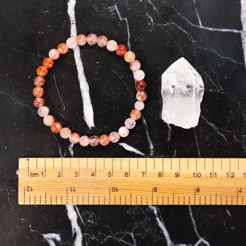 Hematoid Quartz Beaded Bracelet