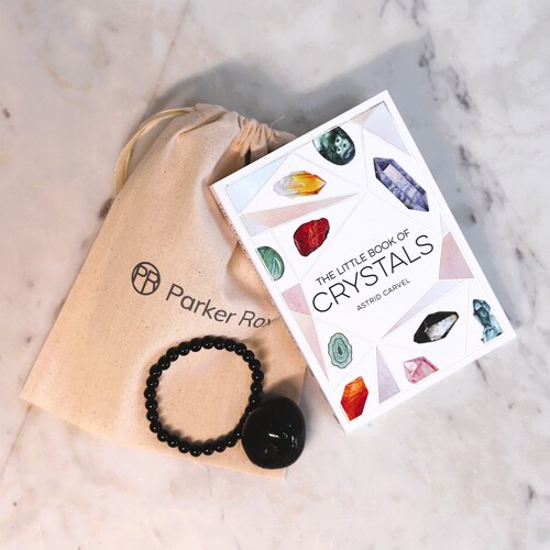 Black Tourmaline Beaded Bracelet Set