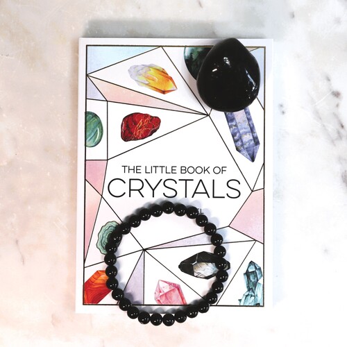 Black Tourmaline Beaded Bracelet Set