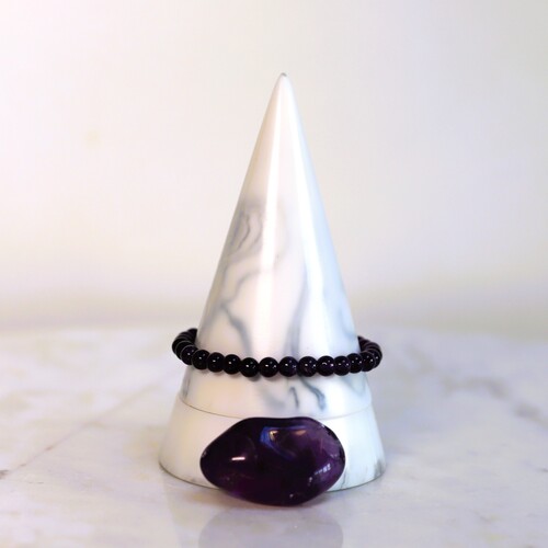 Amethyst Beaded Bracelet Set