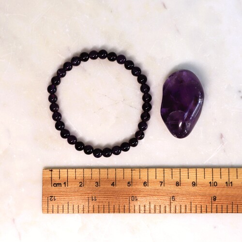 Amethyst Beaded Bracelet Set