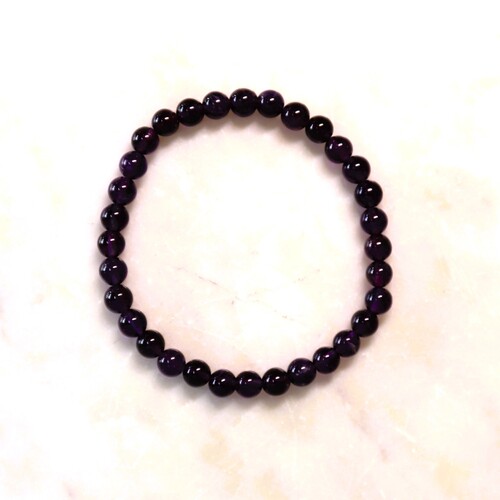Amethyst Beaded Bracelet Set