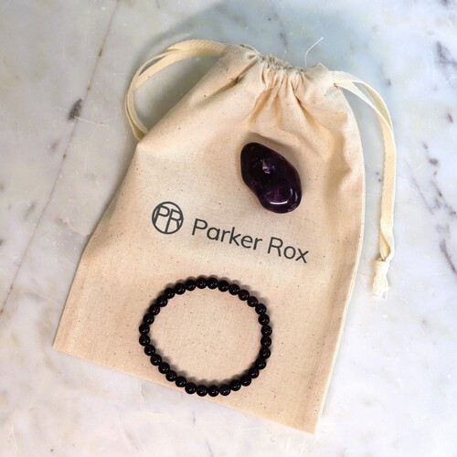 Amethyst Beaded Bracelet Set