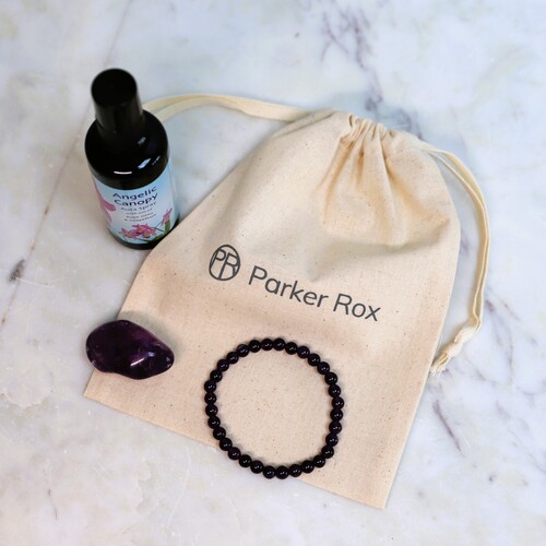 Amethyst Beaded Bracelet Set