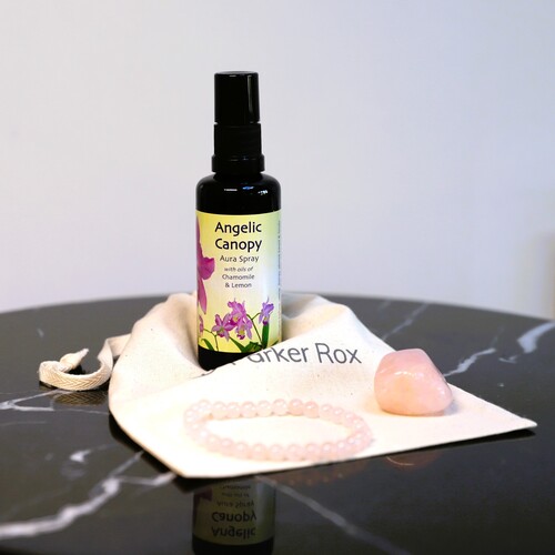 Rose Quartz Beaded Bracelet Set