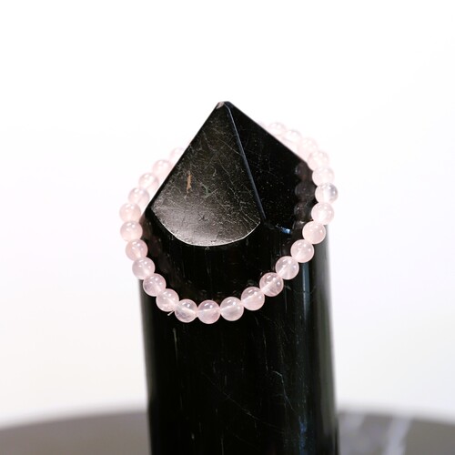 Rose Quartz Beaded Bracelet