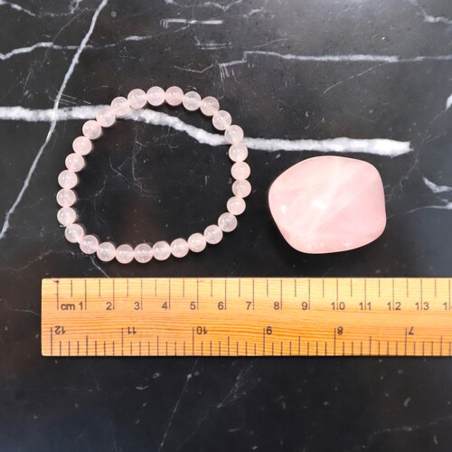 Rose Quartz Beaded Bracelet