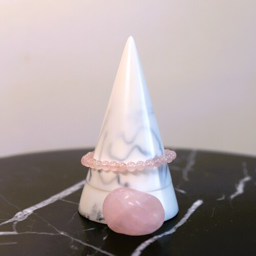 Rose Quartz Beaded Bracelet