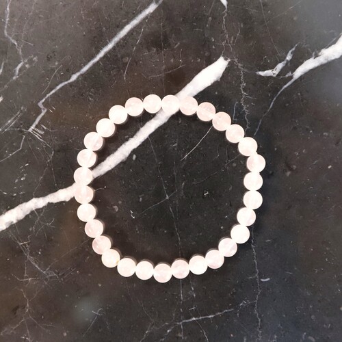 Rose Quartz Beaded Bracelet