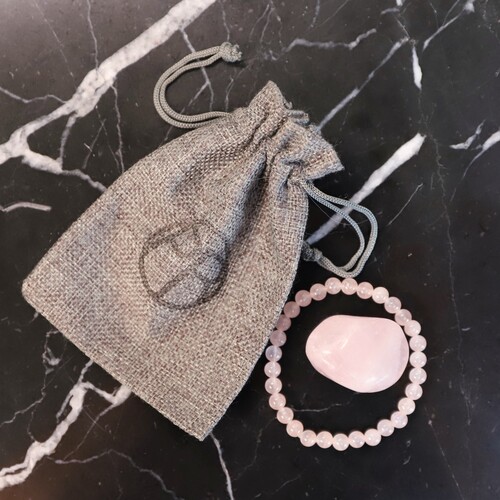 Rose Quartz Beaded Bracelet