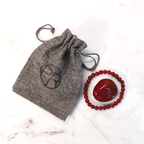 Red Jasper Beaded Bracelet