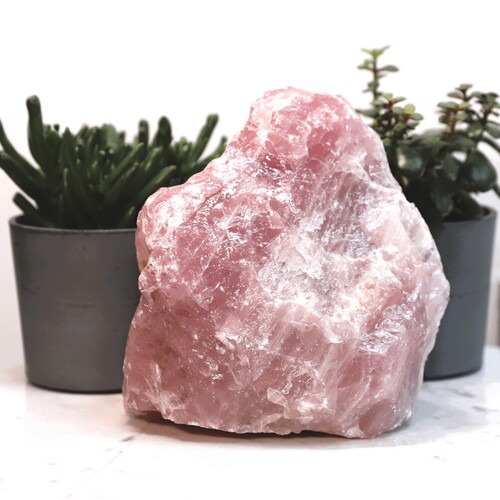 Rose Quartz Natural Crystal chunk