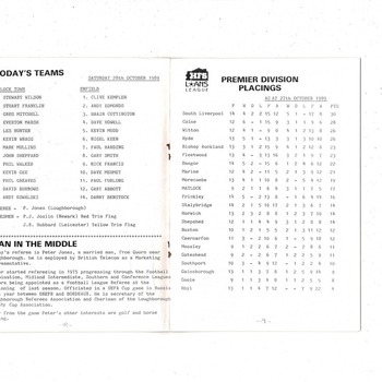 Matlock Town v Enfield FA Cup Football Programme 1989/90