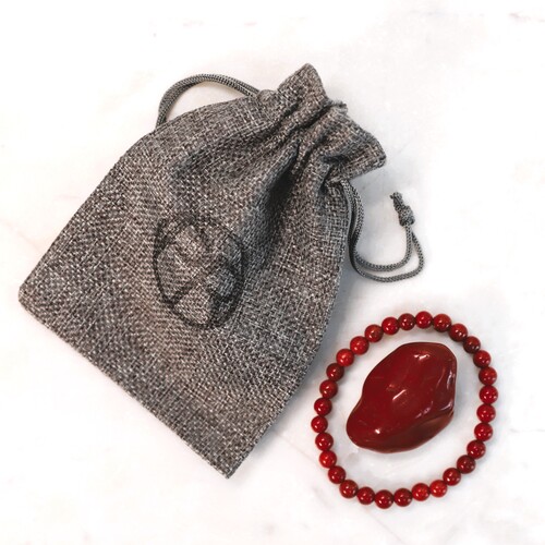 Red Jasper Beaded Bracelet