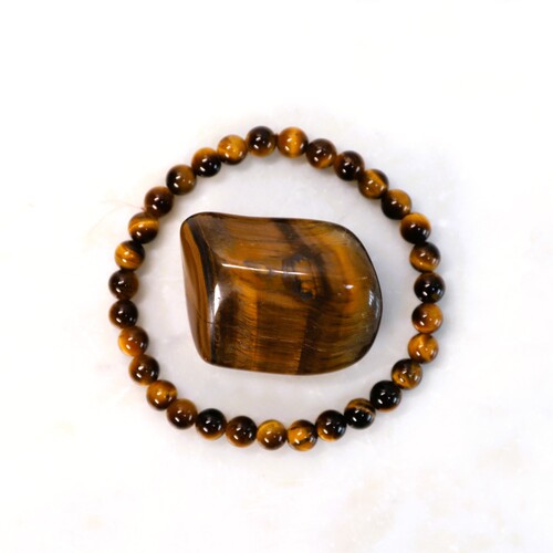 Tigers Eye Beaded Bracelet