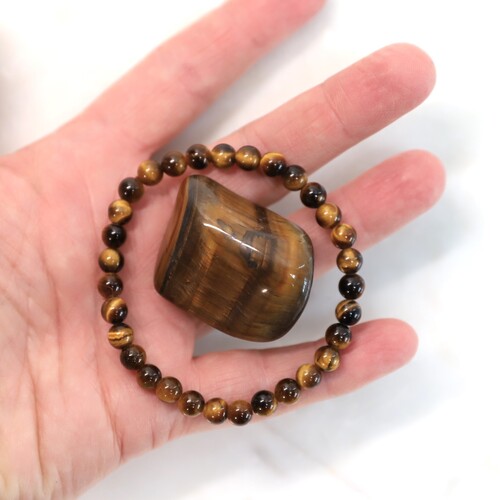 Tigers Eye Beaded Bracelet