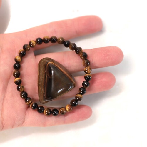 Tigers Eye Beaded Bracelet