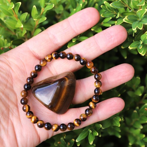 Tigers Eye Beaded Bracelet