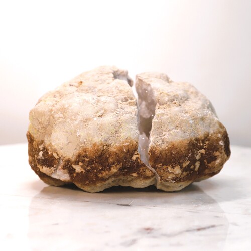 Quartz Geode Caves (2 halves)