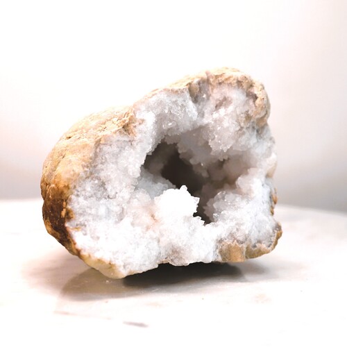 Quartz Geode Caves (2 halves)