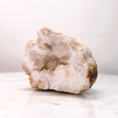 Quartz Geode Caves (2 halves)