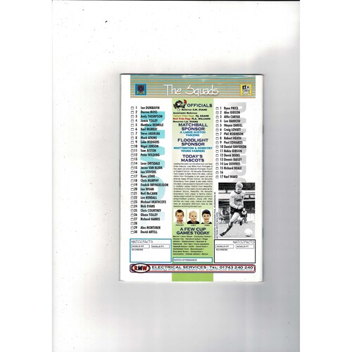 Shrewsbury Town v Stafford Rangers FA Cup Football Programme 2002/03