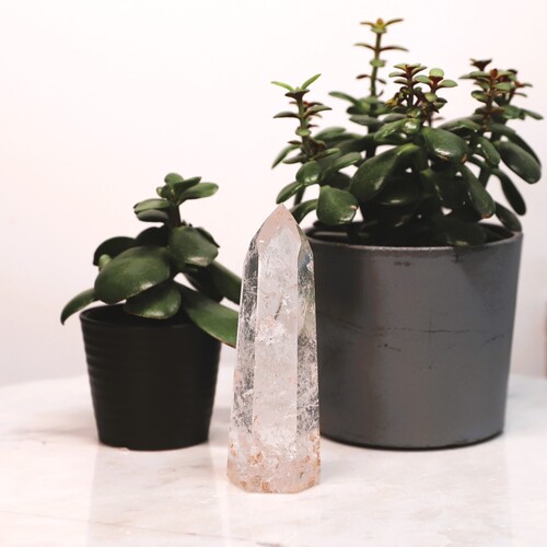 Lemurian Quartz Polished Point