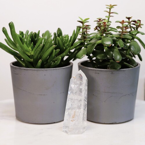 Lemurian Quartz Polished Point