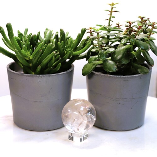 Lemurian Quartz Polished Sphere