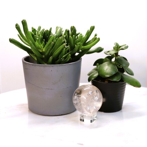 Lemurian Quartz Polished Sphere