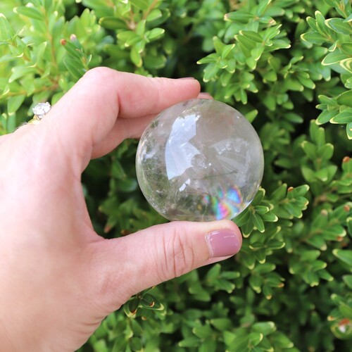 Lemurian Quartz Polished Sphere