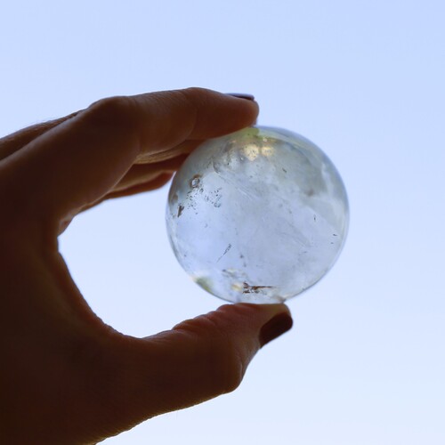 Lemurian Quartz Polished Sphere