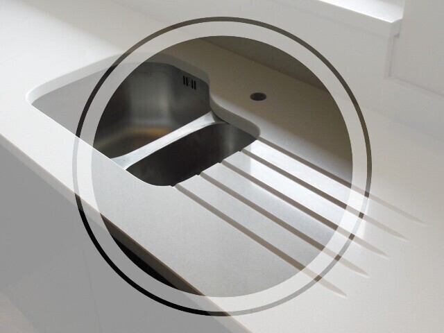 drainer grooves kitchen worktops