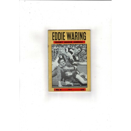 Eddie Waring Annual 1964-65 Edited by The Sunday Pictorial 1965