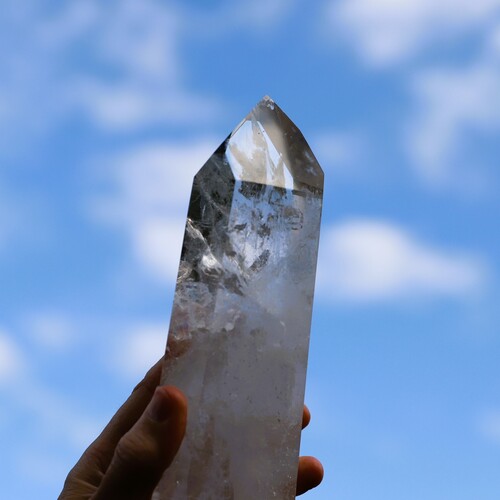 Lemurian Quartz Polished Point