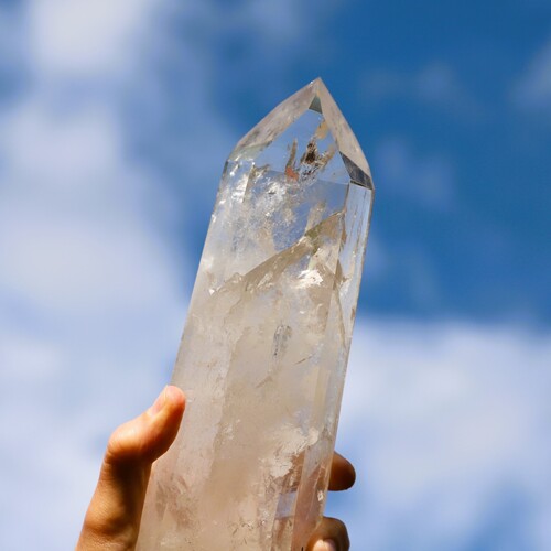 Lemurian Quartz Polished Point